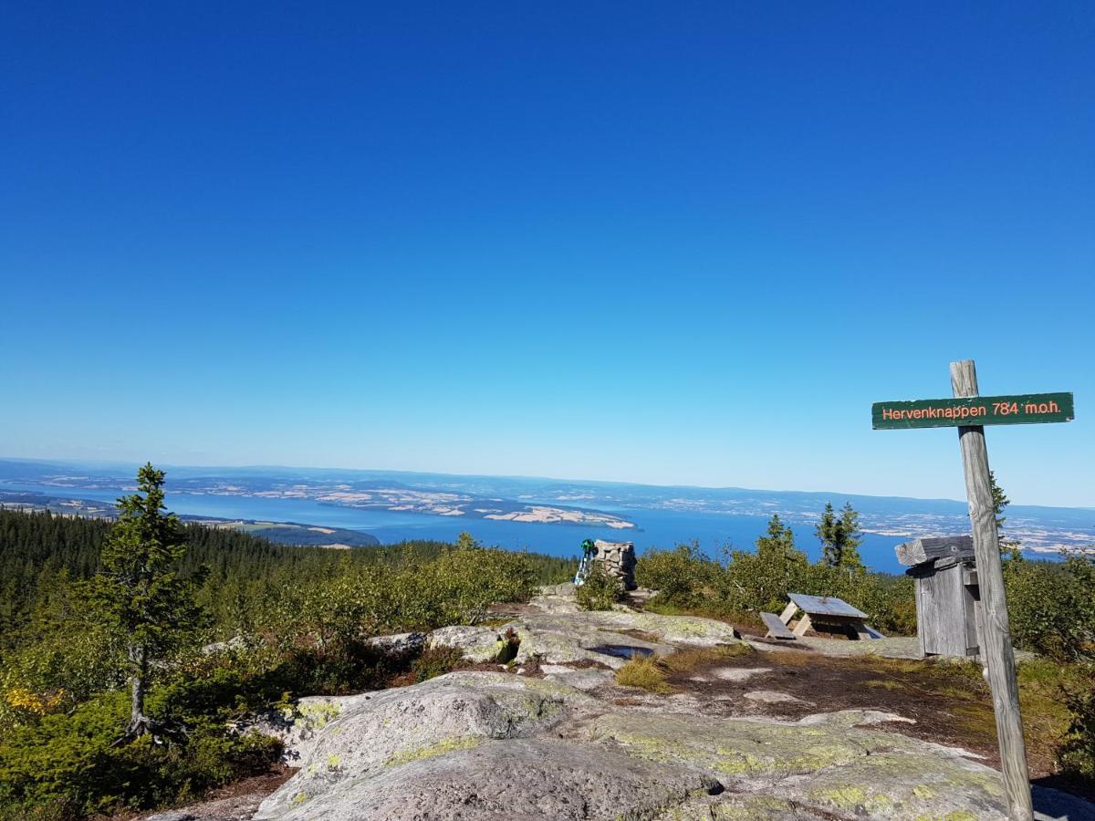 Idylliske Evjua Ved Mjosa Hotel Skreia Bagian luar foto