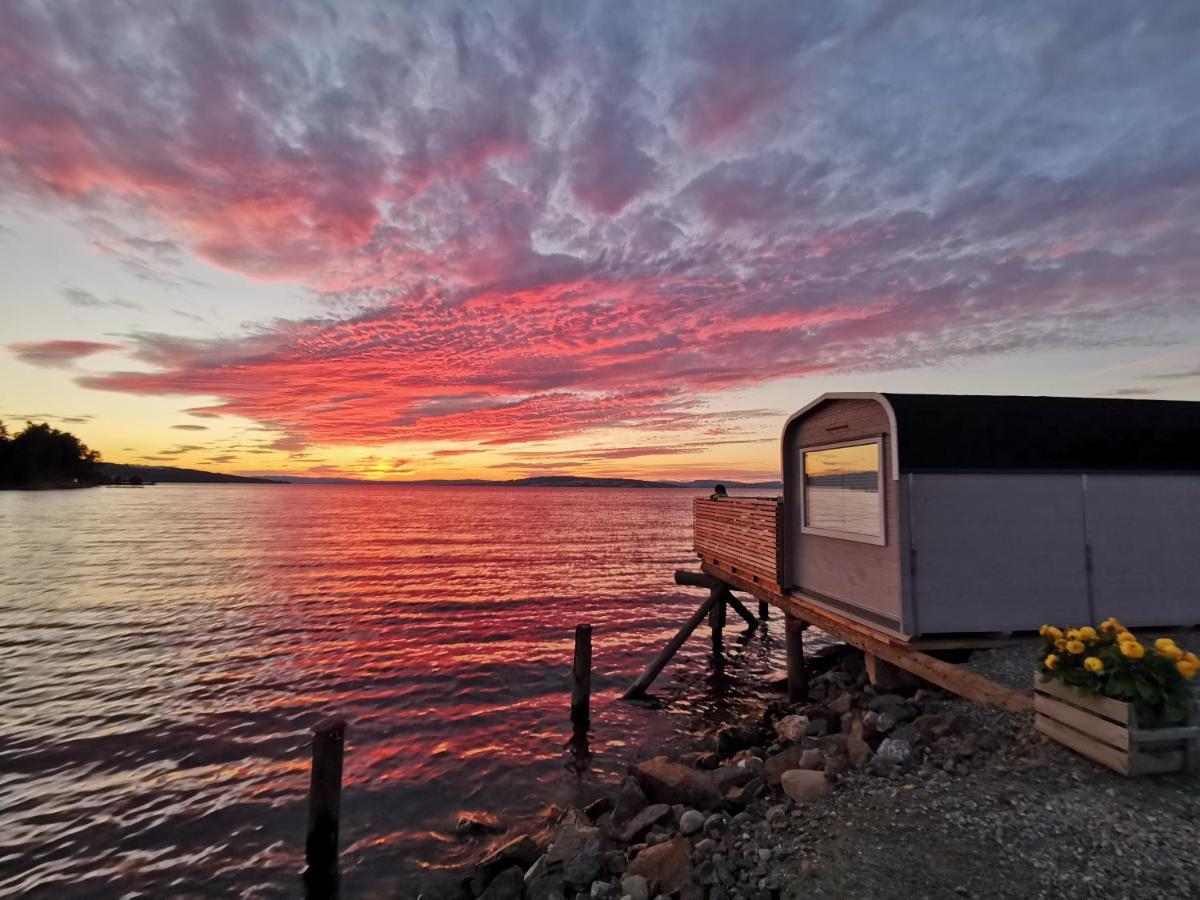 Idylliske Evjua Ved Mjosa Hotel Skreia Bagian luar foto