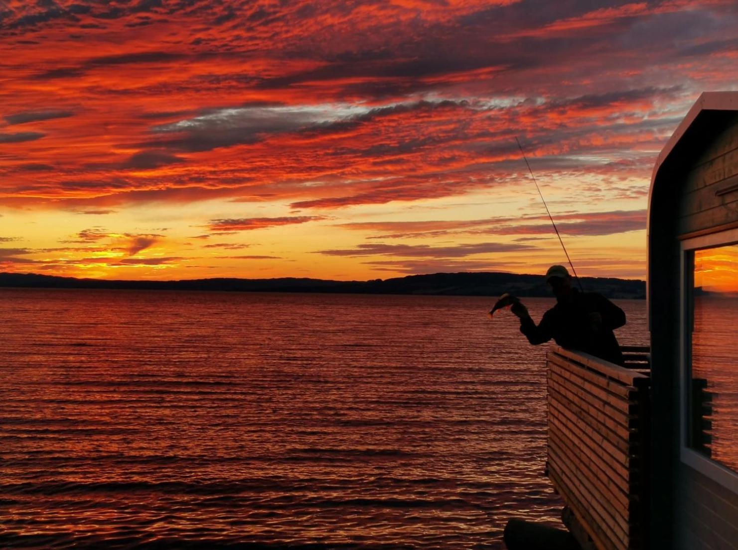 Idylliske Evjua Ved Mjosa Hotel Skreia Bagian luar foto