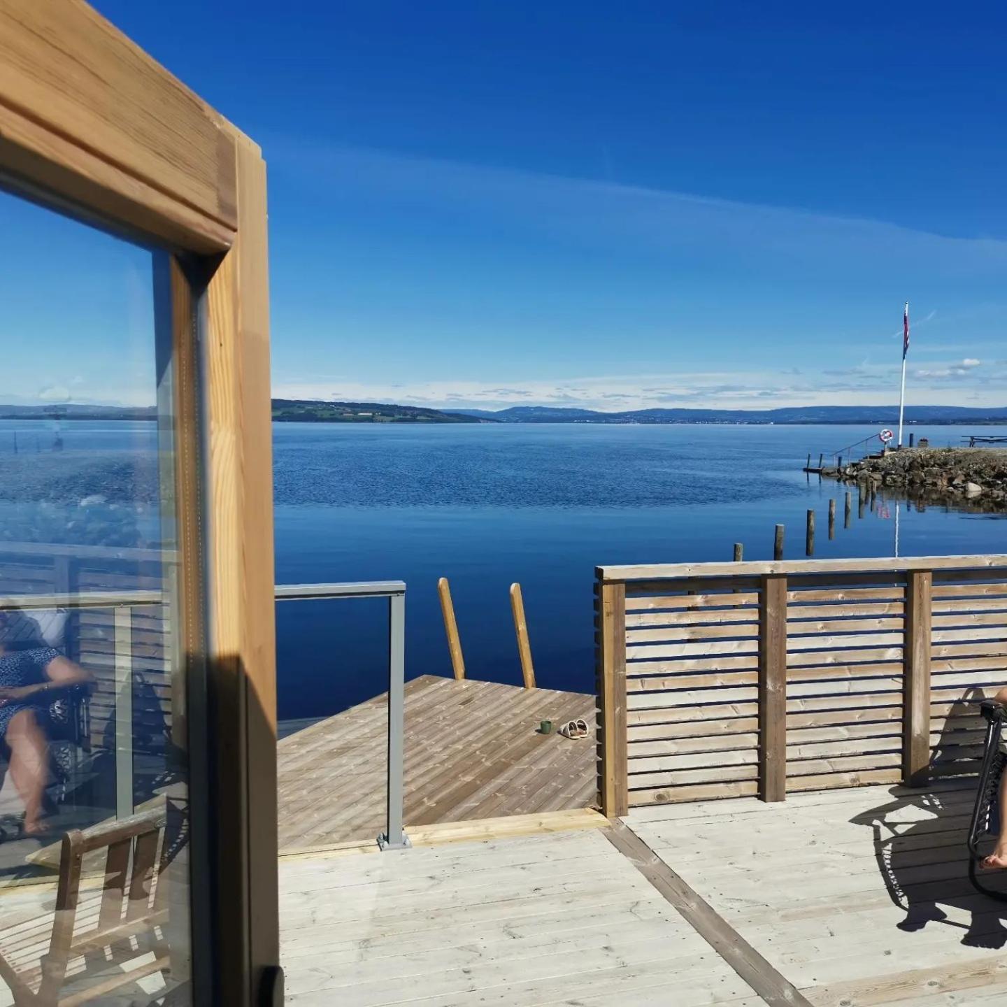 Idylliske Evjua Ved Mjosa Hotel Skreia Bagian luar foto