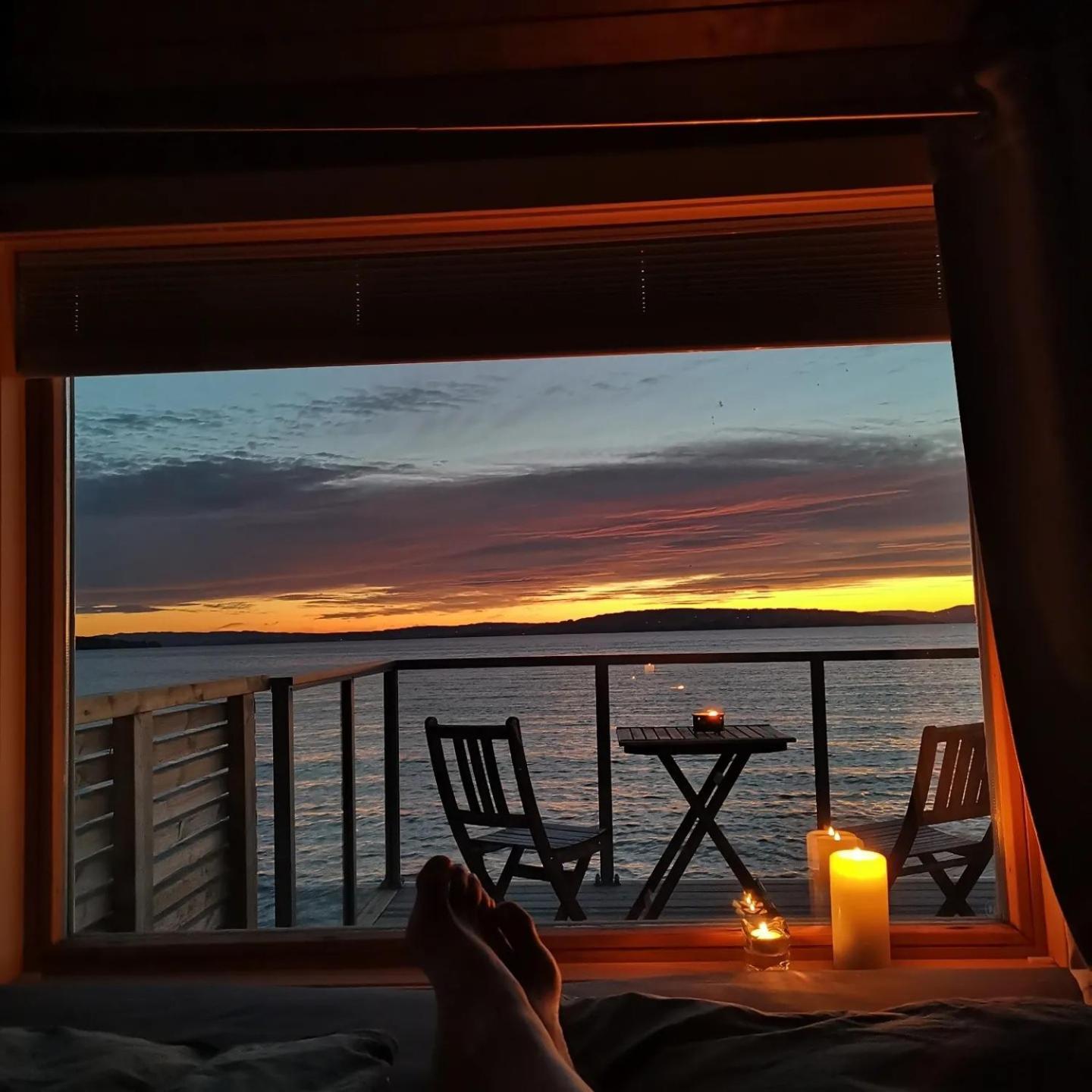 Idylliske Evjua Ved Mjosa Hotel Skreia Bagian luar foto