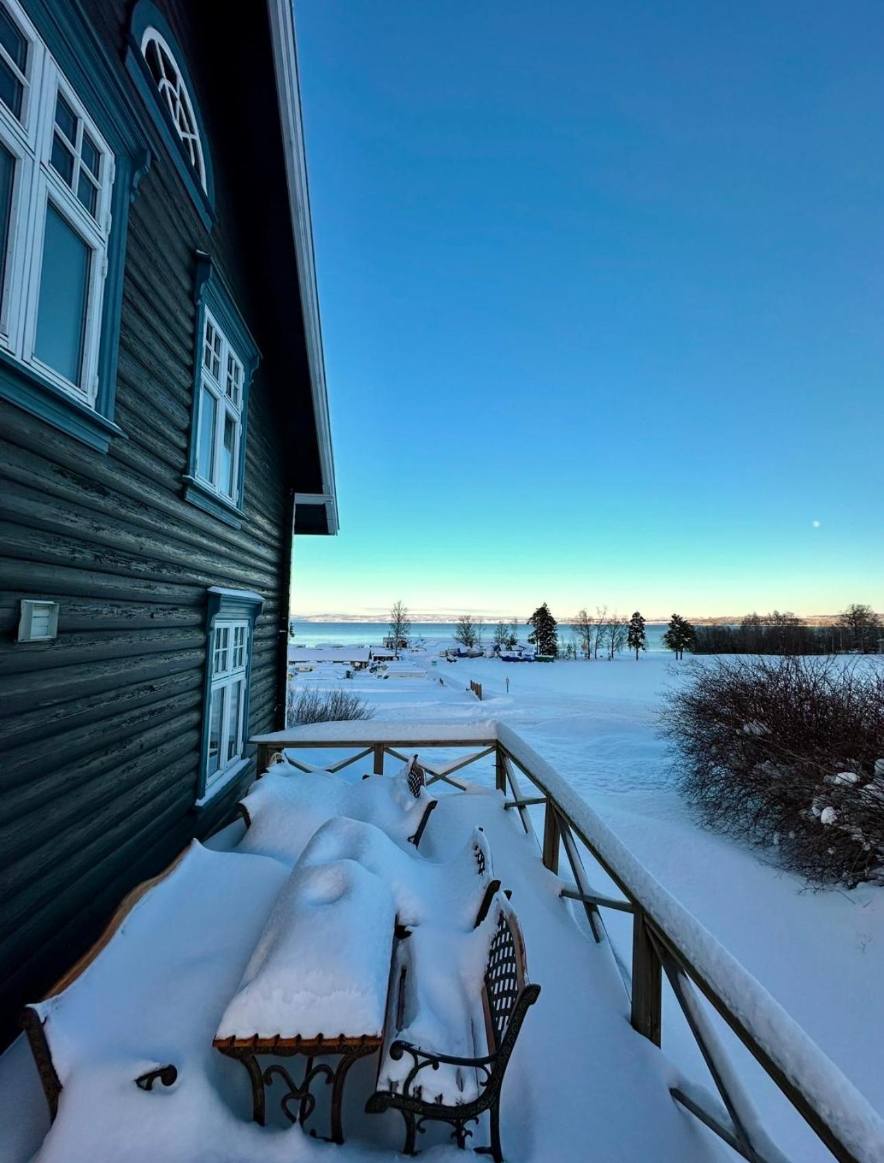 Idylliske Evjua Ved Mjosa Hotel Skreia Bagian luar foto