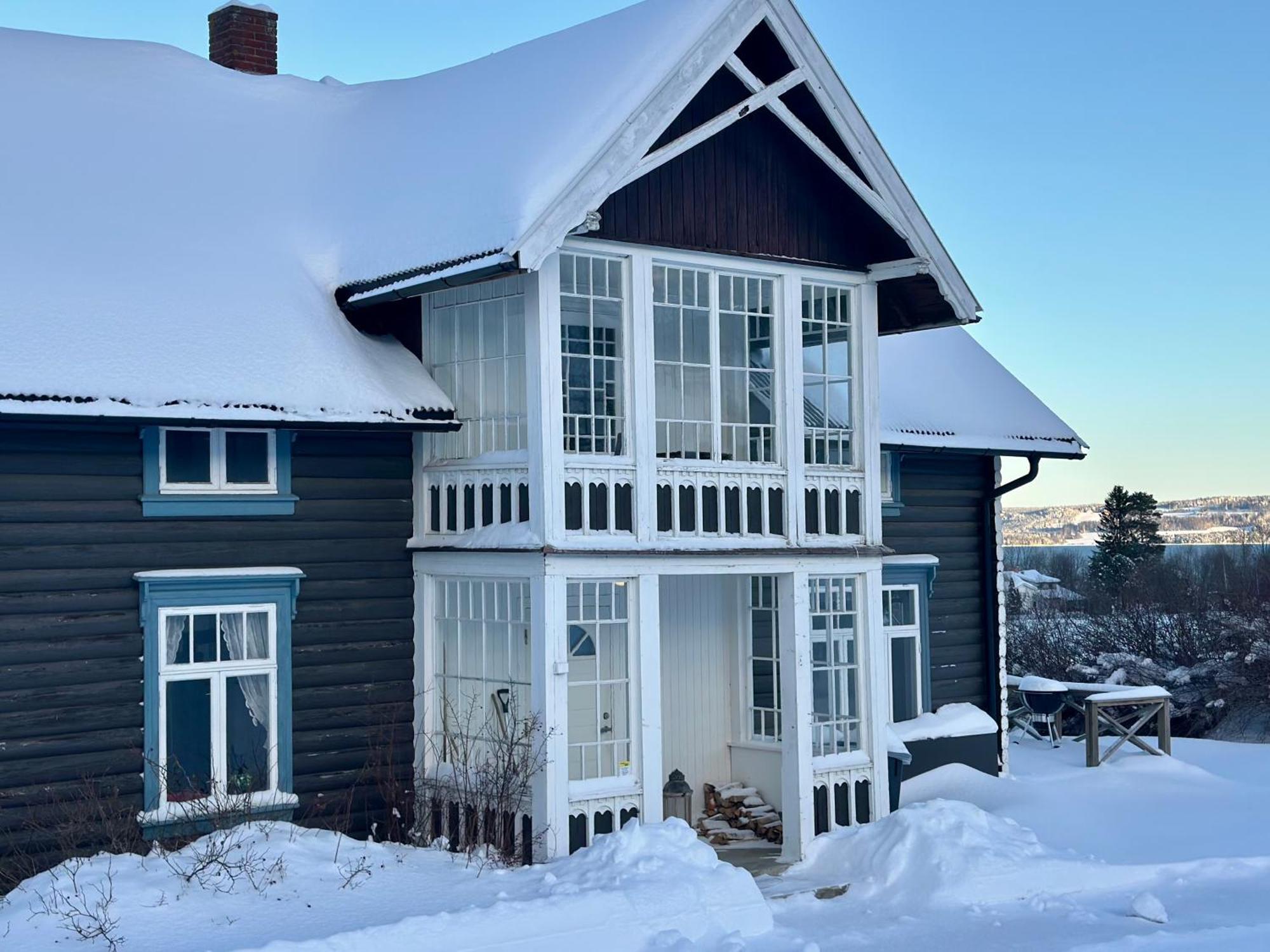 Idylliske Evjua Ved Mjosa Hotel Skreia Bagian luar foto